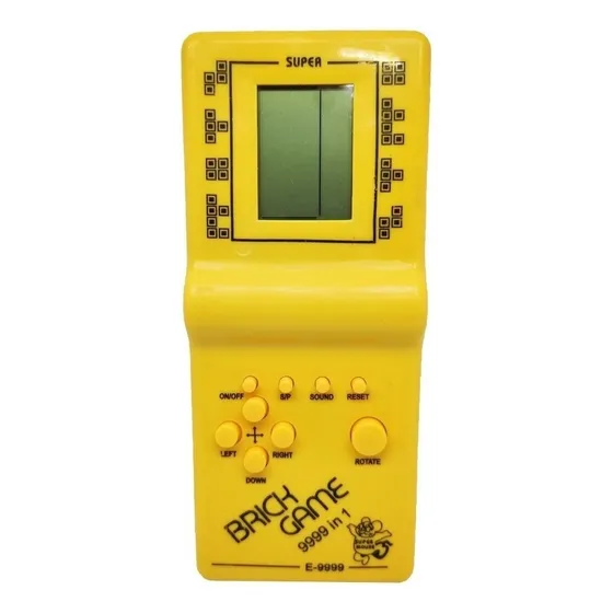 Consola Brick Game 9999 In 1 Standard  Color Amarillo 1980