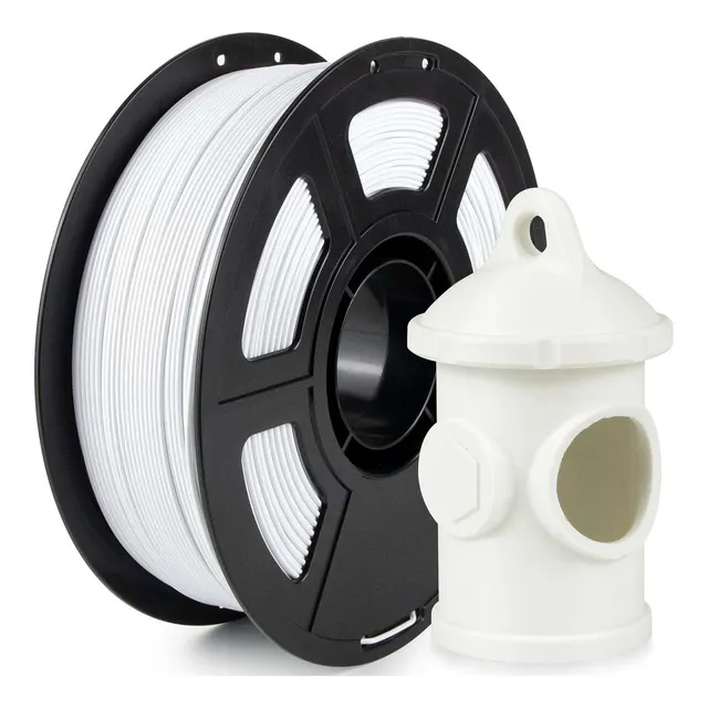 Filamento Impresora 3d Pla Mate De 1,75 Mm Color Matte White