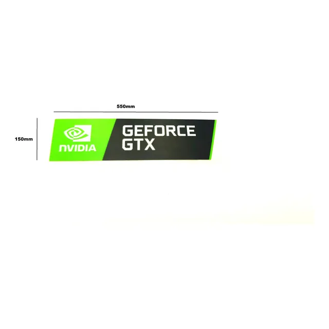 Sticker Video Nvidia Geforce Gtx Graphics Original 550mm