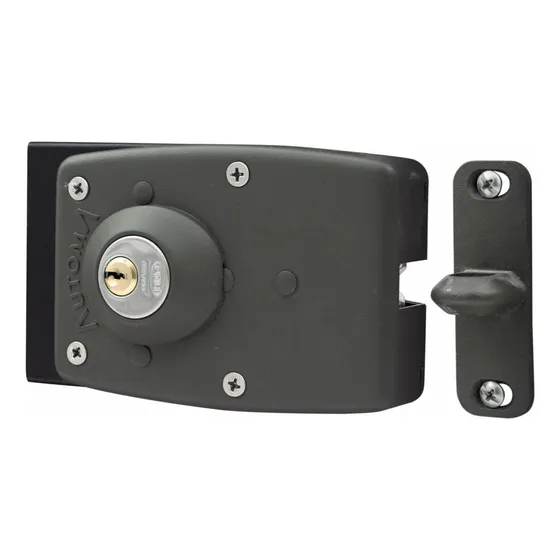 Cerradura Sobreponer Poli Automa 3100 Corredera Y Abatir Color Gris