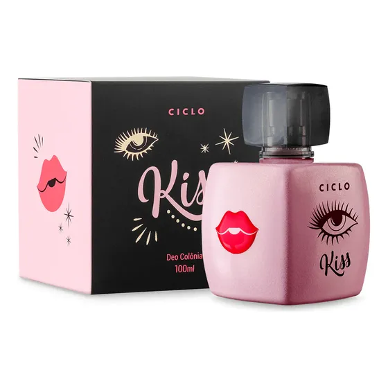 Ciclo Deo Colônia Kiss Caixa 100ml Para Mulher