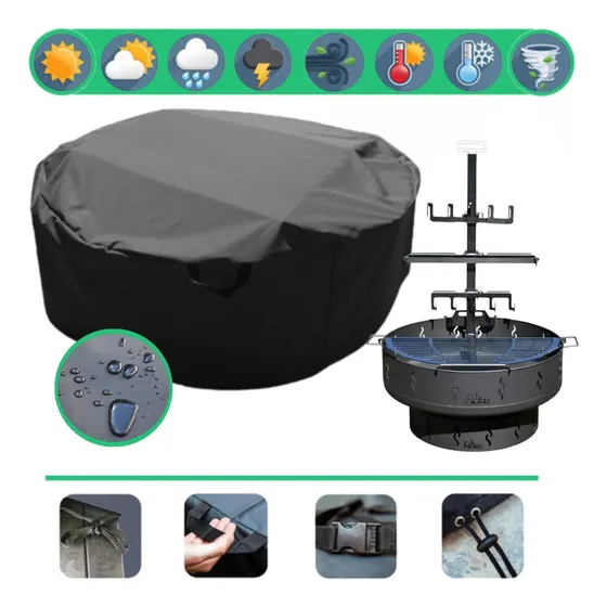 Funda Cubre Fogón 100 P Fogonero Ñuke Lona 100% Impermeable 