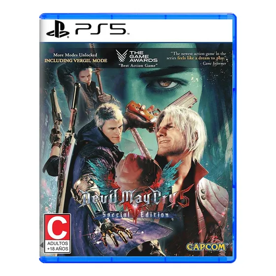 Jogo Devil May Cry 5 Ps5 Special Edition Br Midia Fisica