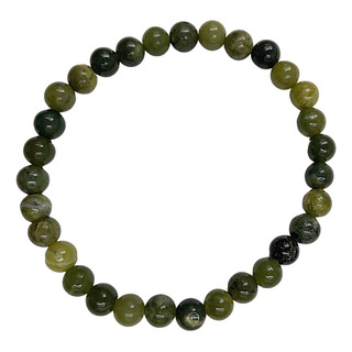 Pulsera Jade Verde De 6 Mm. Pulsera Jade Verde De 6 Mm.