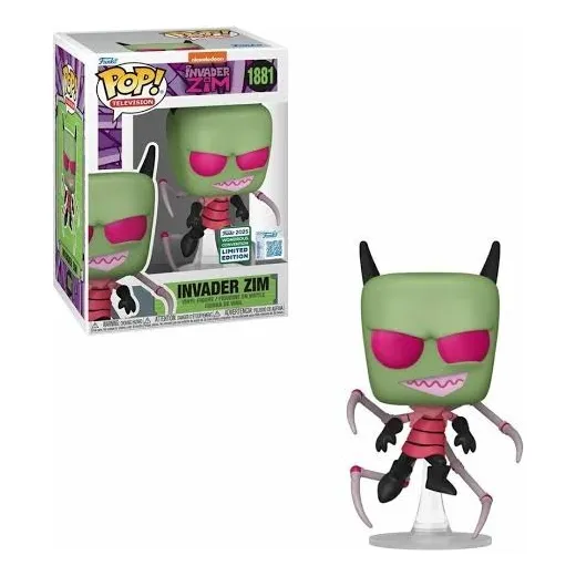 Figura Invader Zim 1881 Funko Pop Wondrous Con + Protector