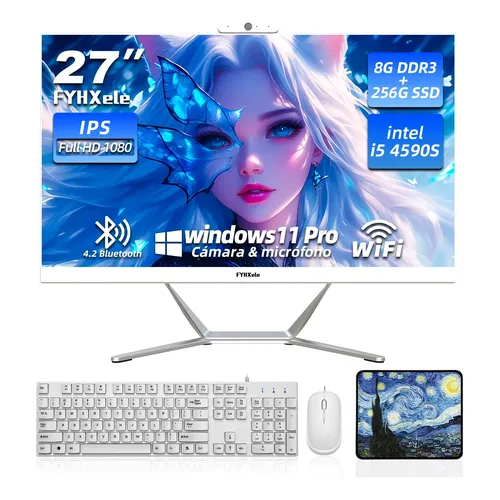 Pc All In One Hp Proone 400 G4 Ssd 256 I5-8500 20 Win 10