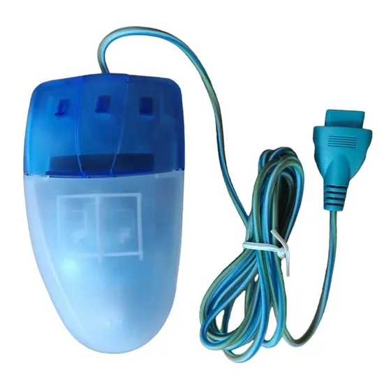 Mouse Serial Antigo Db9 3 Botões Pc Antigo Indústria E Afins