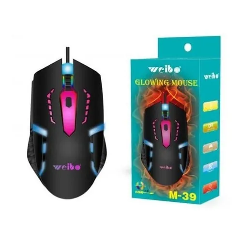 Mouse gamer de juego WeiboGamer M-39 gamer negro