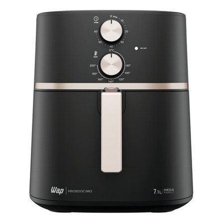 Fritadeira Elétrica Air Fryer Wap Mega Family 7,1l 1700w Duplo Revestimento Antiaderente Fritadeira Elétrica Air Fryer Wap Mega Family 7,1l 1700w Duplo Revestimento Antiaderente