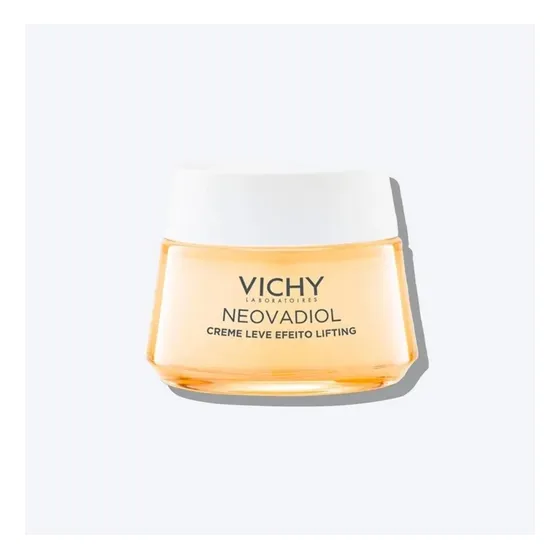 Creme Leve Efeito Lifting Vichy Neovadiol Menopausa 50g Momento de aplicação Dia Noite Tipo de pele Todo tipo de pele