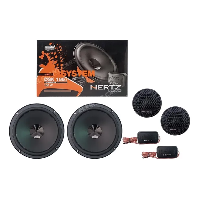 Set Componente Hertz 6.5 160w Alta Fidelidad Dsk165