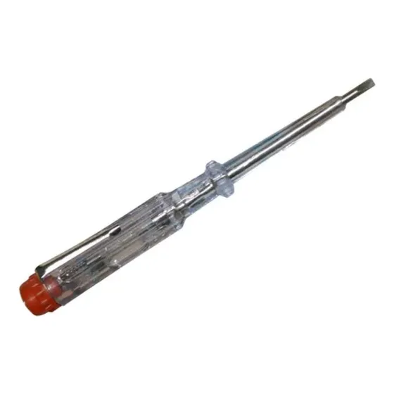 Probador De Tensión Tipo Destornillador Punta Plana 100/250v