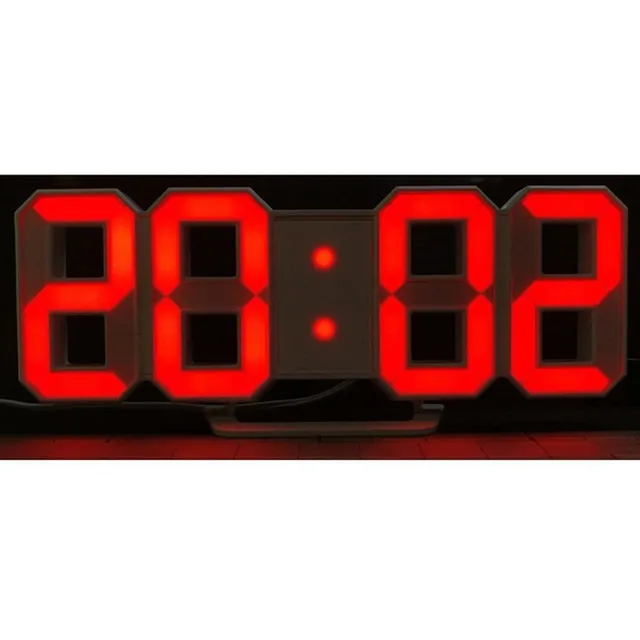 Reloj Pared Digital Led Despertador Noche Multifuncion 24 O