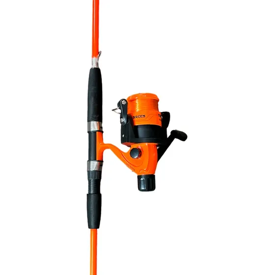 Combo Pesca Variada Caña 2tr. 1.8 Maciza + Reel Tero + Tanza