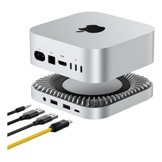 Mac Mini Hub Raycube De Aluminio Con Carcasa Ssd Nvme/m.2 De Mac Mini Hub Raycube De Aluminio Con Carcasa Ssd Nvme/m.2 De