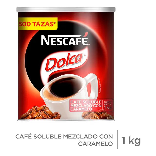 Café tradicional Nescafé Dolca en Lata de 1kg