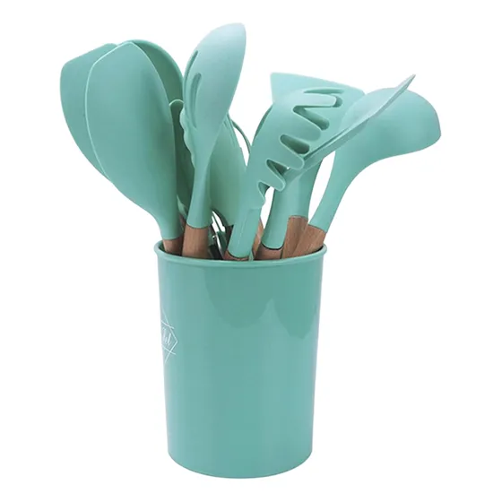 Utensilios Silicón Juego Set De Cocina Antiadherente Chef   