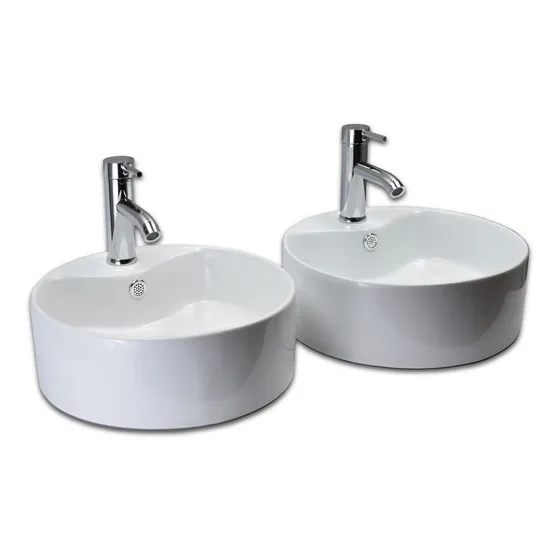 Esatto® Lavabo Moderno Rondo Dual Oc-018 ¡llave Gratis!