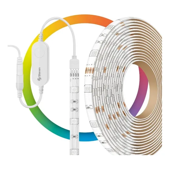 Tira Led Inteligente Steren Multicolor Rgb + W 5mts