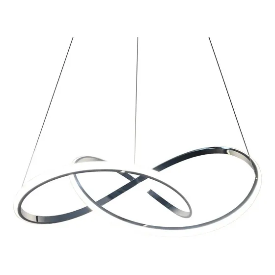 Luz Desing Colgante moderno LED 1 220V Cromo