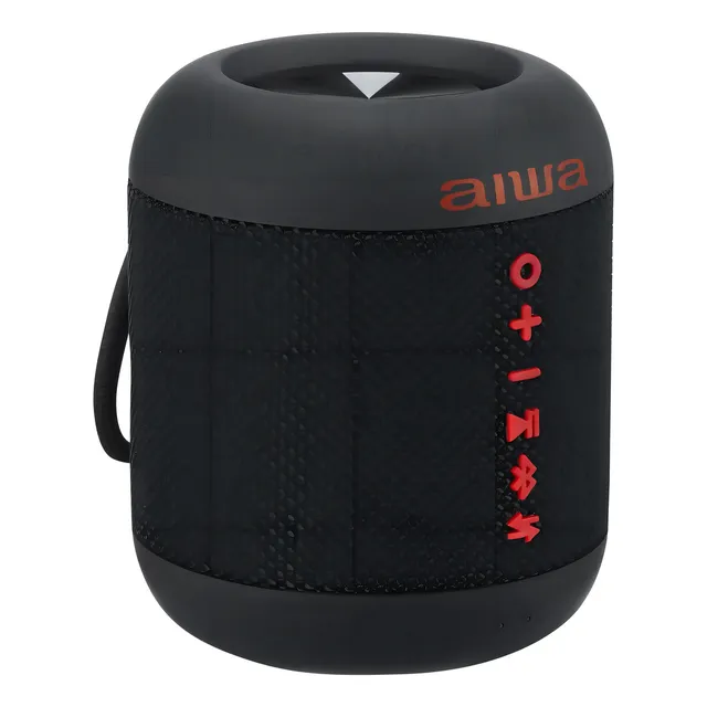 Parlante Aiwa AI6001-BLK Exos Go Sonido Stereo Bajos Impermeable Ipx4 Color Negro 5v