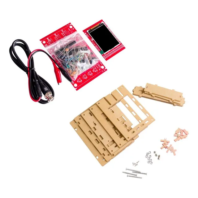 Kit Osciloscopio Dso138 Para Armar Tft 2.4 Arduino + Carcasa