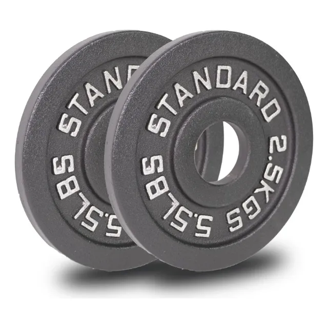 Disco Pesas Hierro Fundido Olimpico 5 Kg