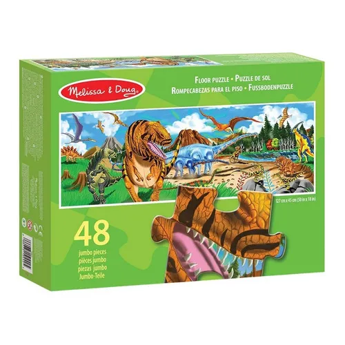 Melissa & Doug Rompecabezas Piso 48 Pz Dinosaurios Animado