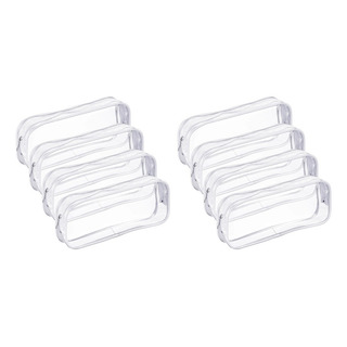 T Estojo De Lápis Com Zíper De Pvc Transparente De 8 Peças, T Estojo De Lápis Com Zíper De Pvc Transparente De 8 Peças,