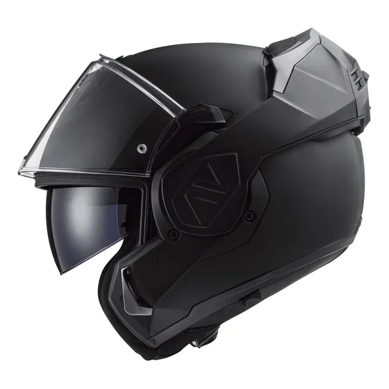 Casco Modular Moto Ruta Ls2 Oficial Advant Noir 906 Mate