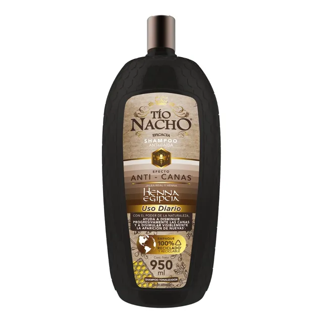 Tío Nacho Shampoo ANTI-CANAS Henna 950 ML