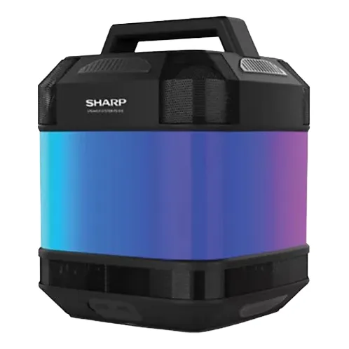 Altavoz Sharp Bluetooth 5.2 - 30w, 360° Sonido, 12 Luces Led