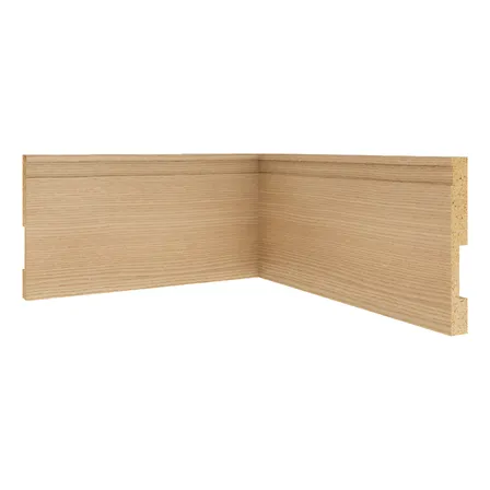 Kit 10 Rodapé 10cm Laminado Resistente Sala Quarto Mdf Friso