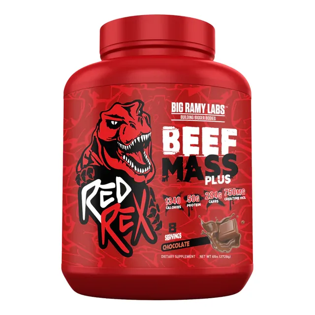 Red Rex Beef Mass Gainer 6lb Un Verdadero Carnivor