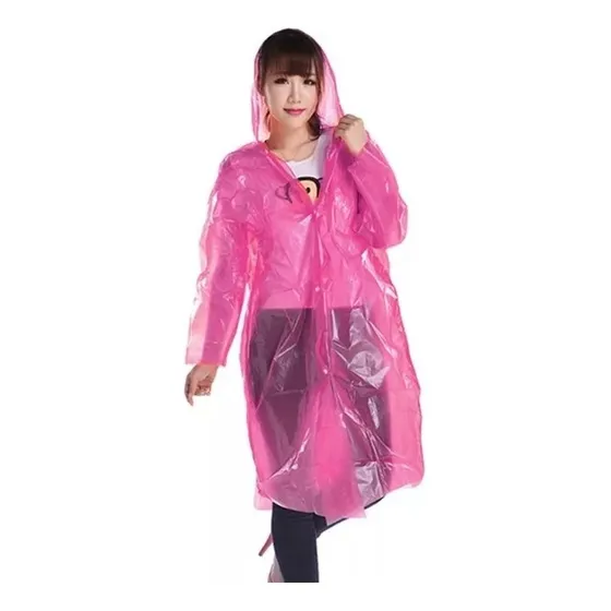 Pilot Con Botones Lluvia Capa Impermeable Chubasquero Peva 