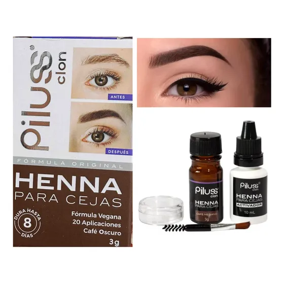 Henna Cejas Semipermanentes Pigmento Para Cejas