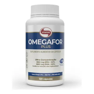Omegafor Plus 120 CĂĄpsulas Ămega 3 Vitafor Omegafor Plus 120 CĂĄpsulas Ămega 3 Vitafor