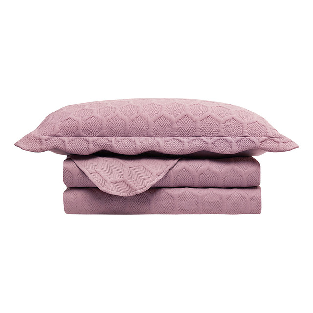 Colcha Ilusion Favo 3d Solteiro C/ Porta Trav Rose Camesa Colcha Ilusion Favo 3d Solteiro C/ Porta Trav Rose Camesa