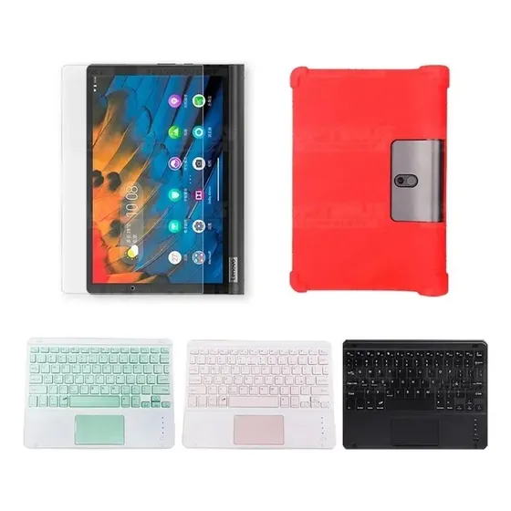 Vidrio Estuche Teclado Touch Lenovo Yoga Smart Tab Yt-x 705f