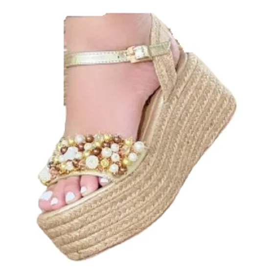 Sandalias Piedreria Elegantes  Damas Mujer