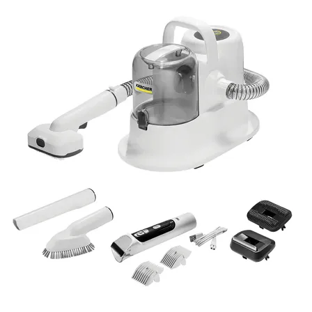 Aspirador De Pelos Com Fio Kärcher Pet Clean E Tosador Recarregável, Kit 5 Em 1