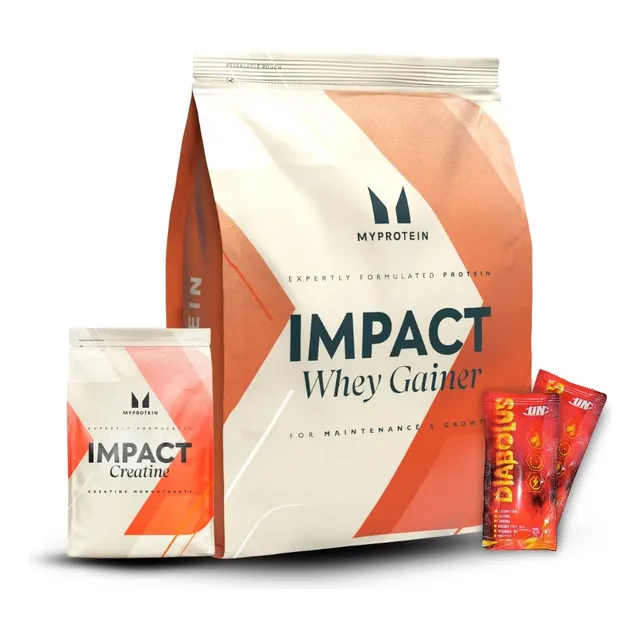 Impact Whey Gainer 2.5kg Choco+creatina Myprotein 250g+2diab Chocolate