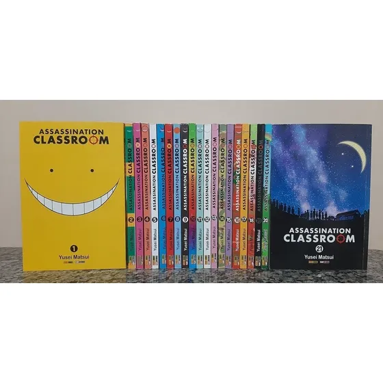 Mangás Assassination Classroom Vol. 1 Ao 21 Coleção Completa
