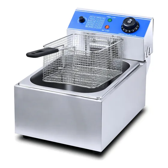Freidora Industrial Comercial Hef-81a Unique 6 Lt 220v Gris Frecuencia 50 Hz