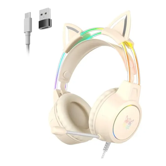 Auriculares Ligeros Para Juegos Con Micrófono,