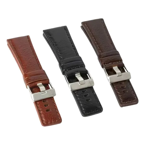 Pulseira 20mm De Couro Legítimo Compatível Com Montblanc