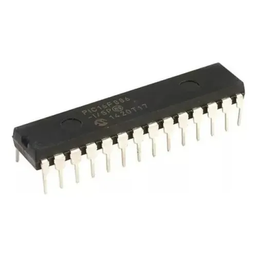 Microcontrolador Pic 16f886 I/sp Microchip Dip28 Nanowatt 