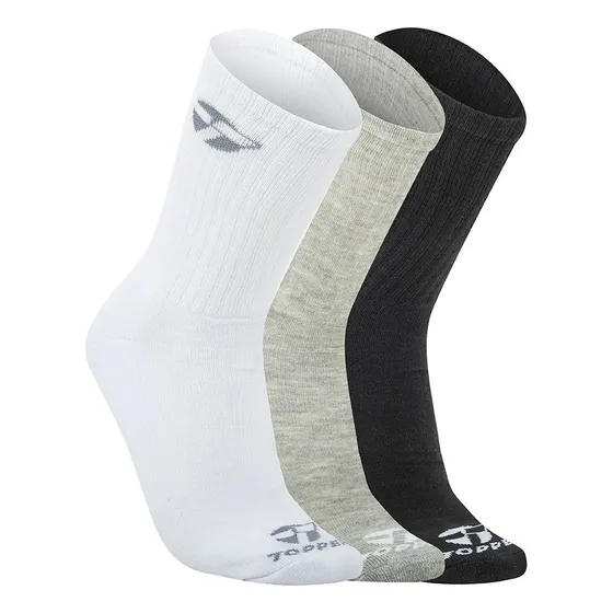 Medias Topper C Moda Pack X 3 Caña Alta Mns Hombre 160851
