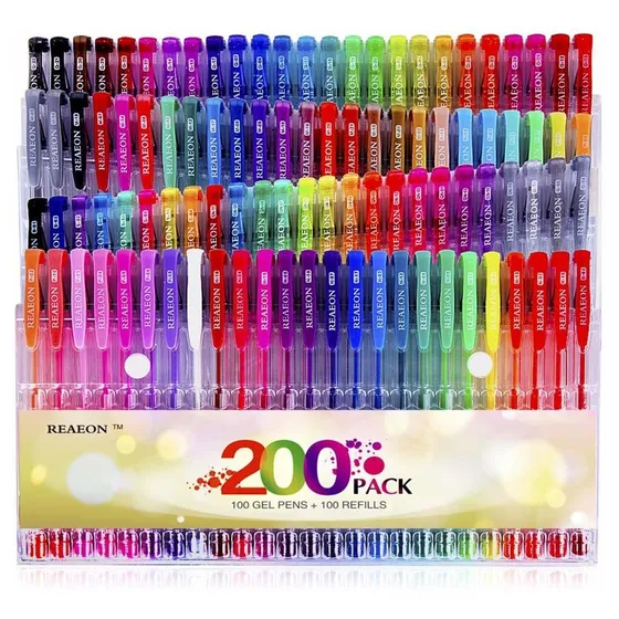 Juego Pluma Gel Para Colorear
