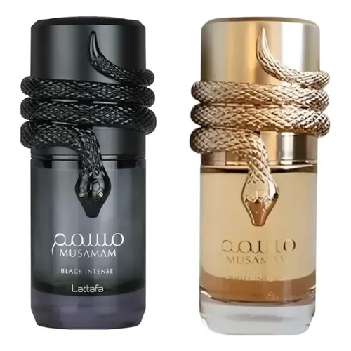 Perfume Musamam Black Intense Lattafa 100 Ml Perfume Masculino